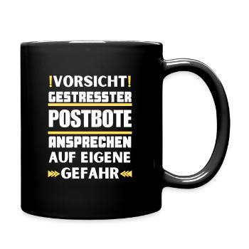 Ne parlez pas à un facteur stressé ! - Mug uni - noir - Droite