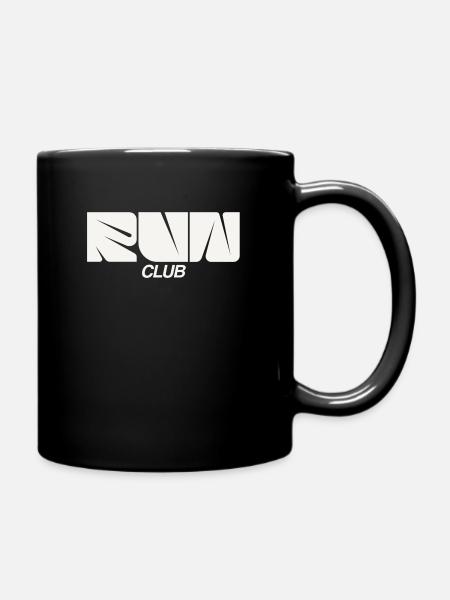 Tee de course - Mug uni - noir
