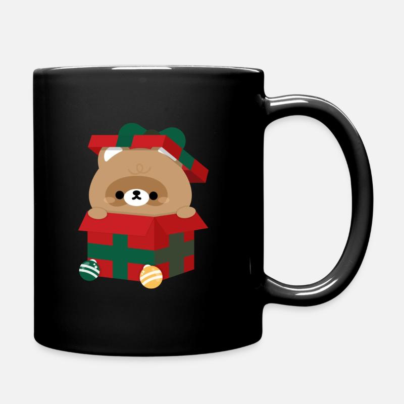 Cadeau de Noël Castor - Mug uni - noir