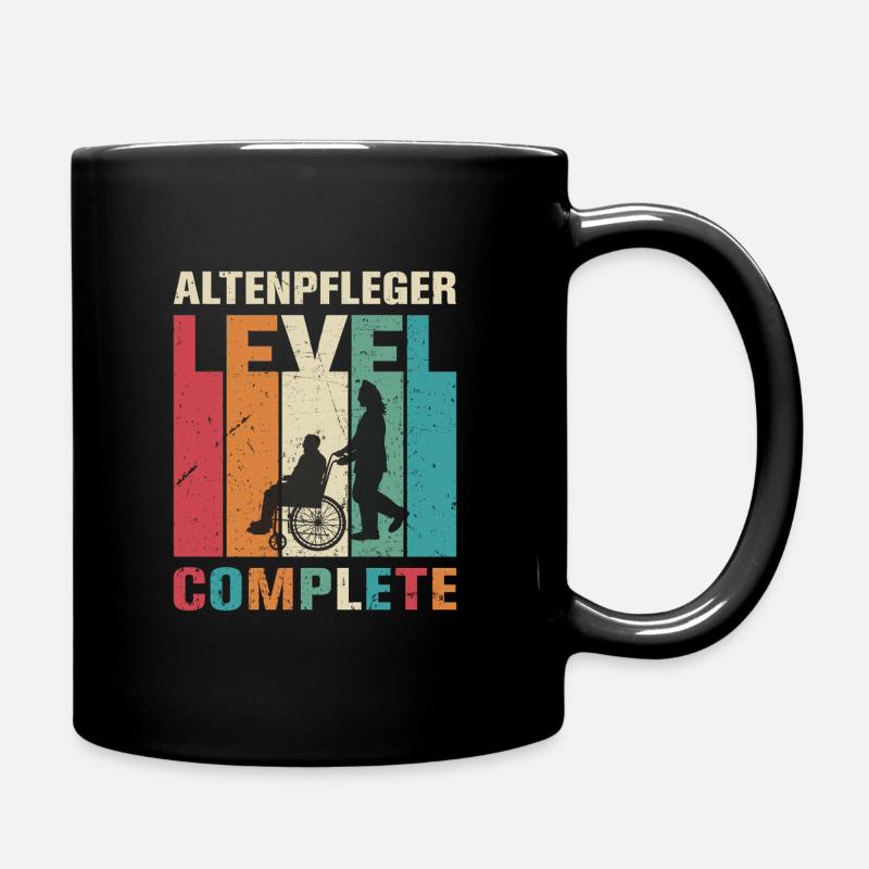 Altenpflege Pfleger Pflegepersonal Pflegekraft - Tasse einfarbig - Schwarz