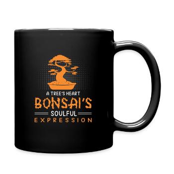 Bonsai Tree - Tasse einfarbig - Schwarz - Rechts