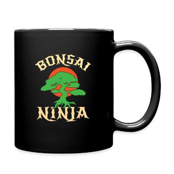 Bonsai Tree - Tasse einfarbig - Schwarz - Rechts