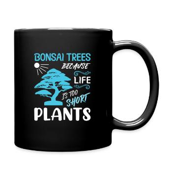 Bonsai Tree - Tasse einfarbig - Schwarz - Rechts
