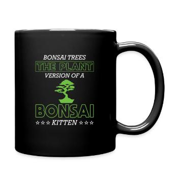 Bonsai Tree - Tasse einfarbig - Schwarz - Rechts