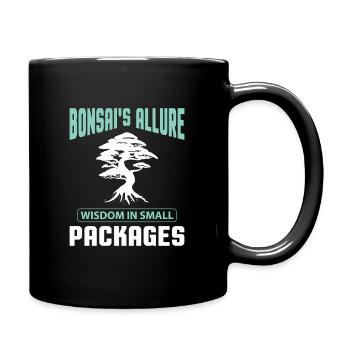 Bonsai Tree - Tasse einfarbig - Schwarz - Rechts