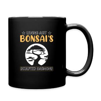 Bonsai Tree - Tasse einfarbig - Schwarz - Rechts
