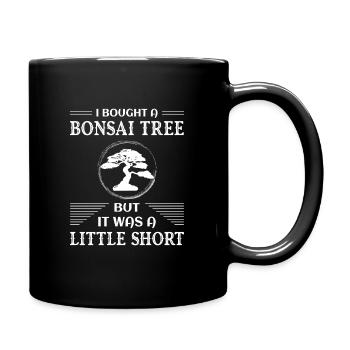 Bonsai Tree - Tasse einfarbig - Schwarz - Rechts
