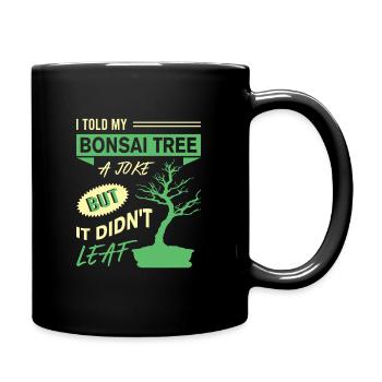Bonsai Tree - Tasse einfarbig - Schwarz - Rechts