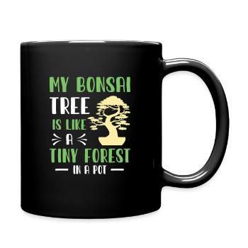 Bonsai Tree - Tasse einfarbig - Schwarz - Rechts