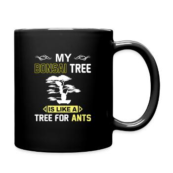 Bonsai Tree - Tasse einfarbig - Schwarz - Rechts