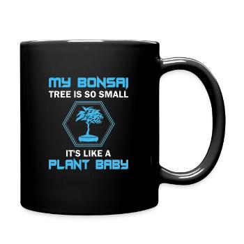 Bonsai Tree - Tasse einfarbig - Schwarz - Rechts