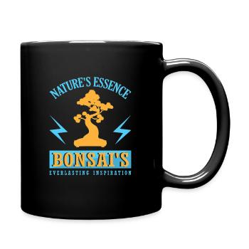 Bonsai Tree - Tasse einfarbig - Schwarz - Rechts