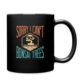 Bonsai Tree - Tasse einfarbig - Schwarz - Rechts