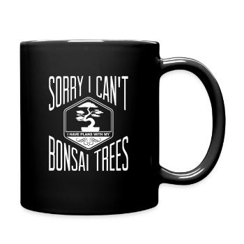 Bonsai Tree - Tasse einfarbig - Schwarz - Rechts
