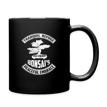 Bonsai Tree - Tasse einfarbig - Schwarz - Rechts