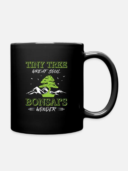 Bonsai Tree - Tasse einfarbig - Schwarz