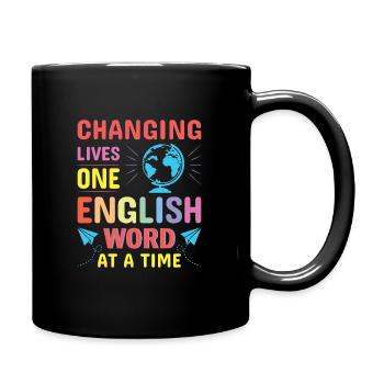ESL-Lehrer ESL Unterricht - Tasse einfarbig - Schwarz - Rechts
