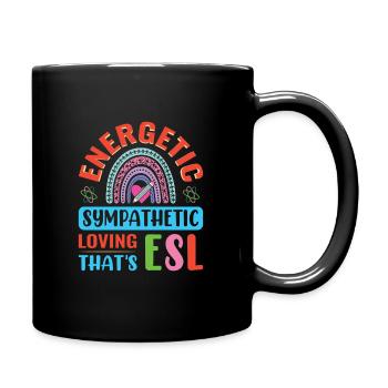 ESL-Lehrer ESL Unterricht - Tasse einfarbig - Schwarz - Rechts