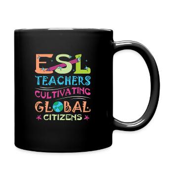 ESL-Lehrer ESL Unterricht - Tasse einfarbig - Schwarz - Rechts