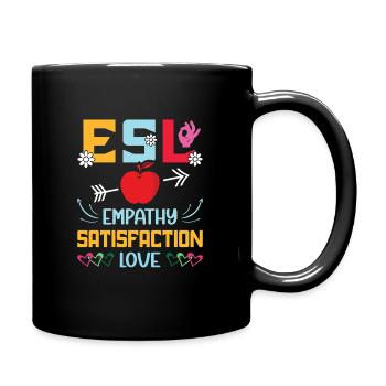 ESL-Lehrer ESL Unterricht - Tasse einfarbig - Schwarz - Rechts