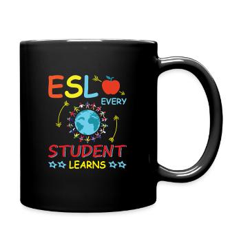 ESL-Lehrer ESL Unterricht - Tasse einfarbig - Schwarz - Rechts