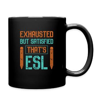 ESL-Lehrer ESL Unterricht - Tasse einfarbig - Schwarz - Rechts