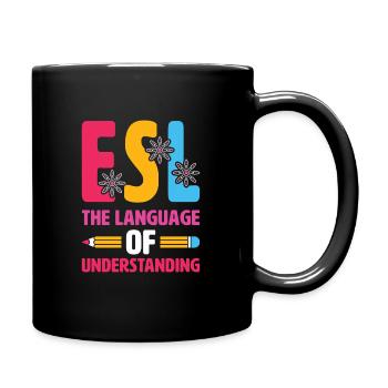 ESL-Lehrer ESL Unterricht - Tasse einfarbig - Schwarz - Rechts