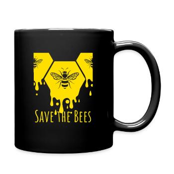 Hobbyimker Imker Bienen Flüsterer Imkern Honig - Tasse einfarbig - Schwarz - Rechts