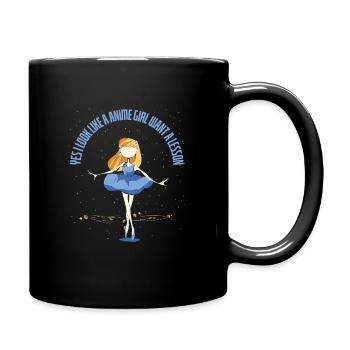 Anime Manga Otaku Kawaii Japan Cosplay Comic - Tasse einfarbig - Schwarz - Rechts