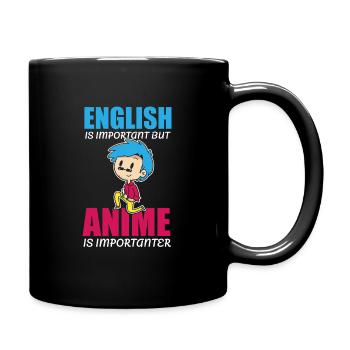 Anime Manga Otaku Kawaii Japan Cosplay Comic - Tasse einfarbig - Schwarz - Rechts