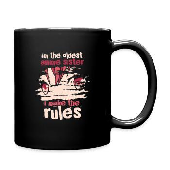 Anime Manga Otaku Kawaii Japan Cosplay Comic - Tasse einfarbig - Schwarz - Rechts