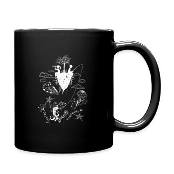 Fantasy Underwater Design - Full Colour Mug - black - Right