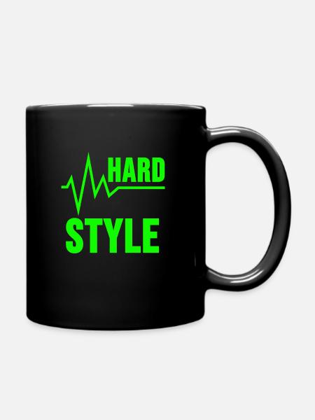 Hardstyle Shirt Hard Style Festival Raver Geschenk - Tasse einfarbig - Schwarz