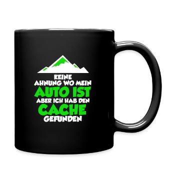 Geocaching Shirt Geocacher Gps Geocache Geschenk - Tasse einfarbig - Schwarz - Rechts