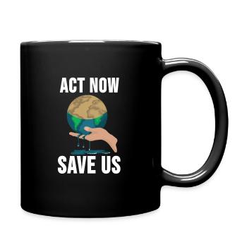 Chemise environnementale cadeau écologique - Mug uni - noir - Droite