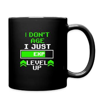 Gaming Shirt Gamer Computer Retro Nerd Geschenk - Tasse einfarbig - Schwarz - Rechts