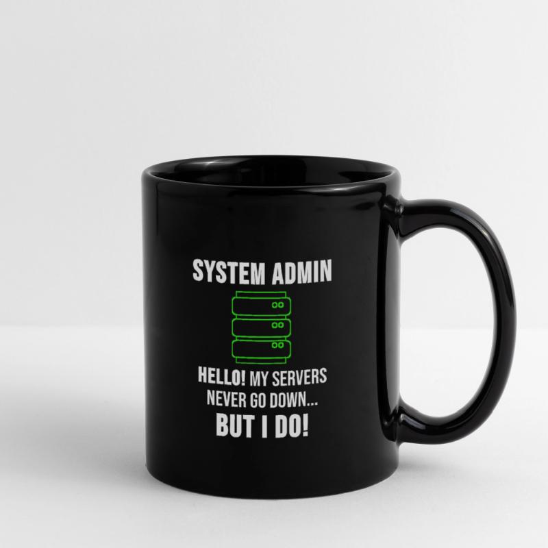 System Admin Administrator Server Gift Full Colour Mug