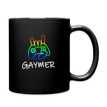 Gamer Gay Pride LGBT Gaming Sweet Gift - Mug uni - noir - Droite