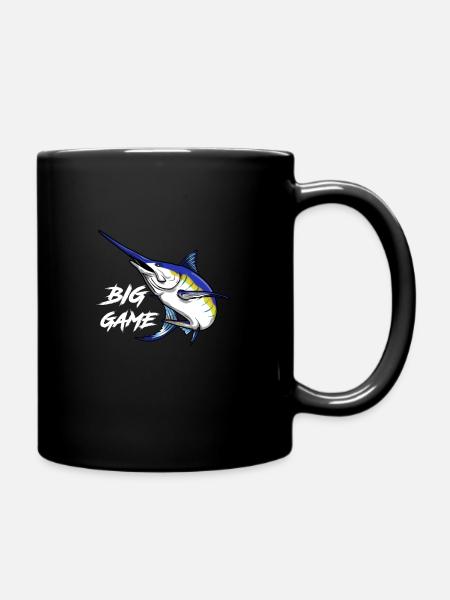 Big Game Fishing - Full Colour Mug - black