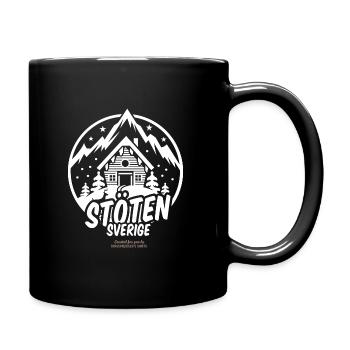 Station de ski Sverige | Ski T-Shirts - Mug uni - noir - Droite