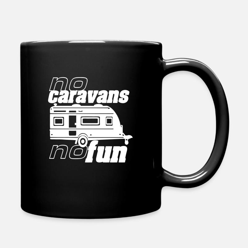 Caravan,Camping,Fun Shirt,Caravan Fun. (25) - Full Colour Mug - black