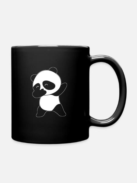 Panda pandas cadeau ours panda - Mug uni - noir