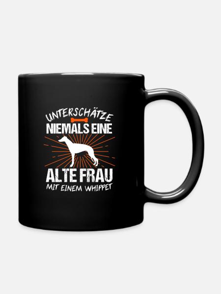 Whippet Hunde Hund Geschenk - Tasse einfarbig - Schwarz