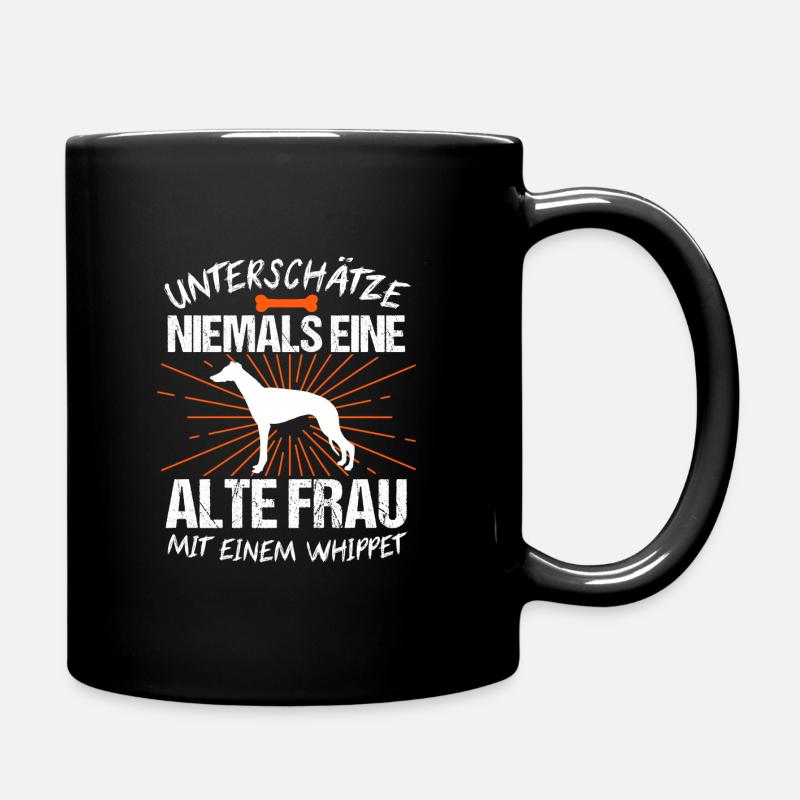 Whippet Hunde Hund Geschenk - Tasse einfarbig - Schwarz
