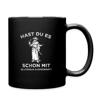 Pestdoktor Arzt Ärztin Geschenk - Tasse einfarbig - Schwarz - Rechts