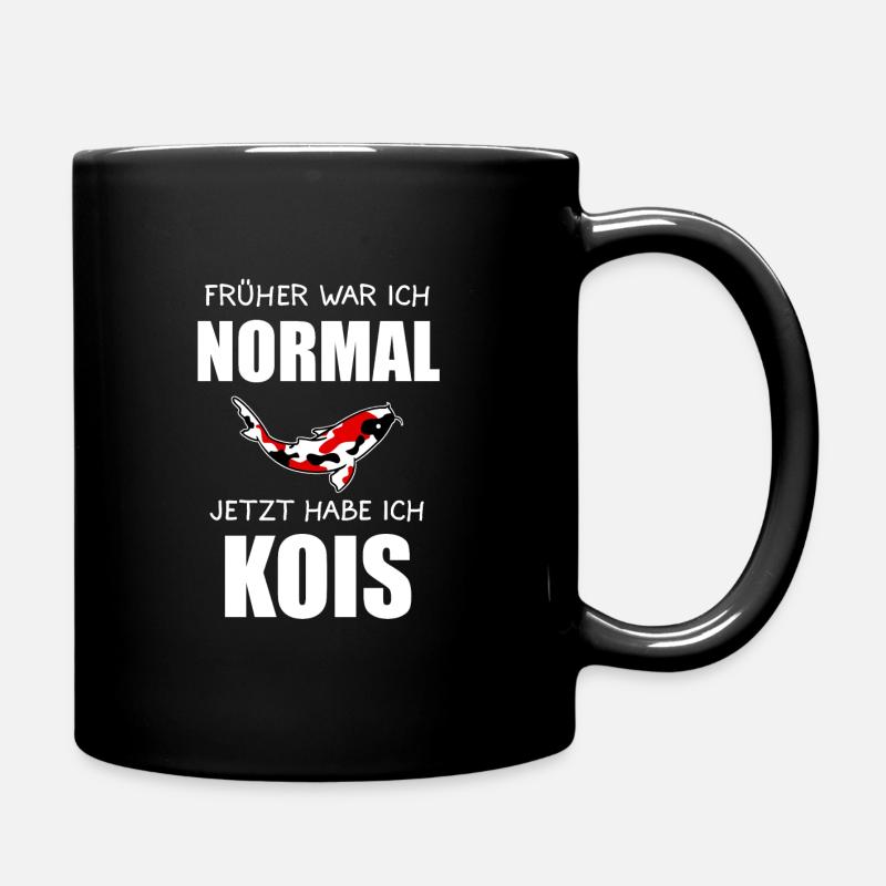 Koi Kois Koifisch Geschenk - Tasse einfarbig - Schwarz