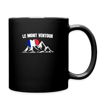 Le Mont Ventoux bicycle cyclist gift - Full Colour Mug - black - Right