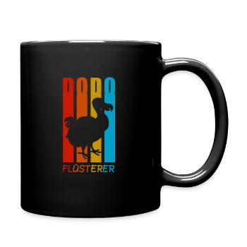 Dodo Flüsterer Dodos Urzeit Geschenk - Tasse einfarbig - Schwarz - Rechts