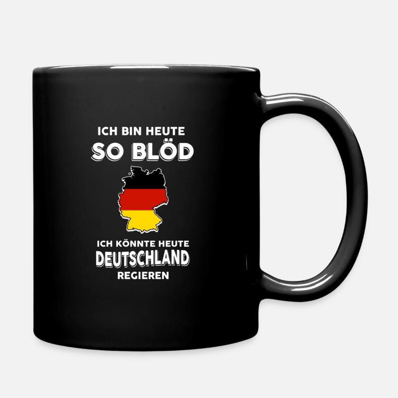 Deutsche Regierung Deutschland Politik Geschenk - Tasse einfarbig - Schwarz
