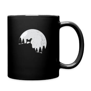 Cadeau pour chien Shiba Inu Akita - Mug uni - noir - Droite